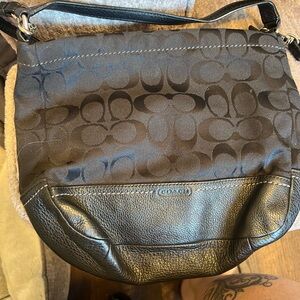 Coach crossbody black small purse